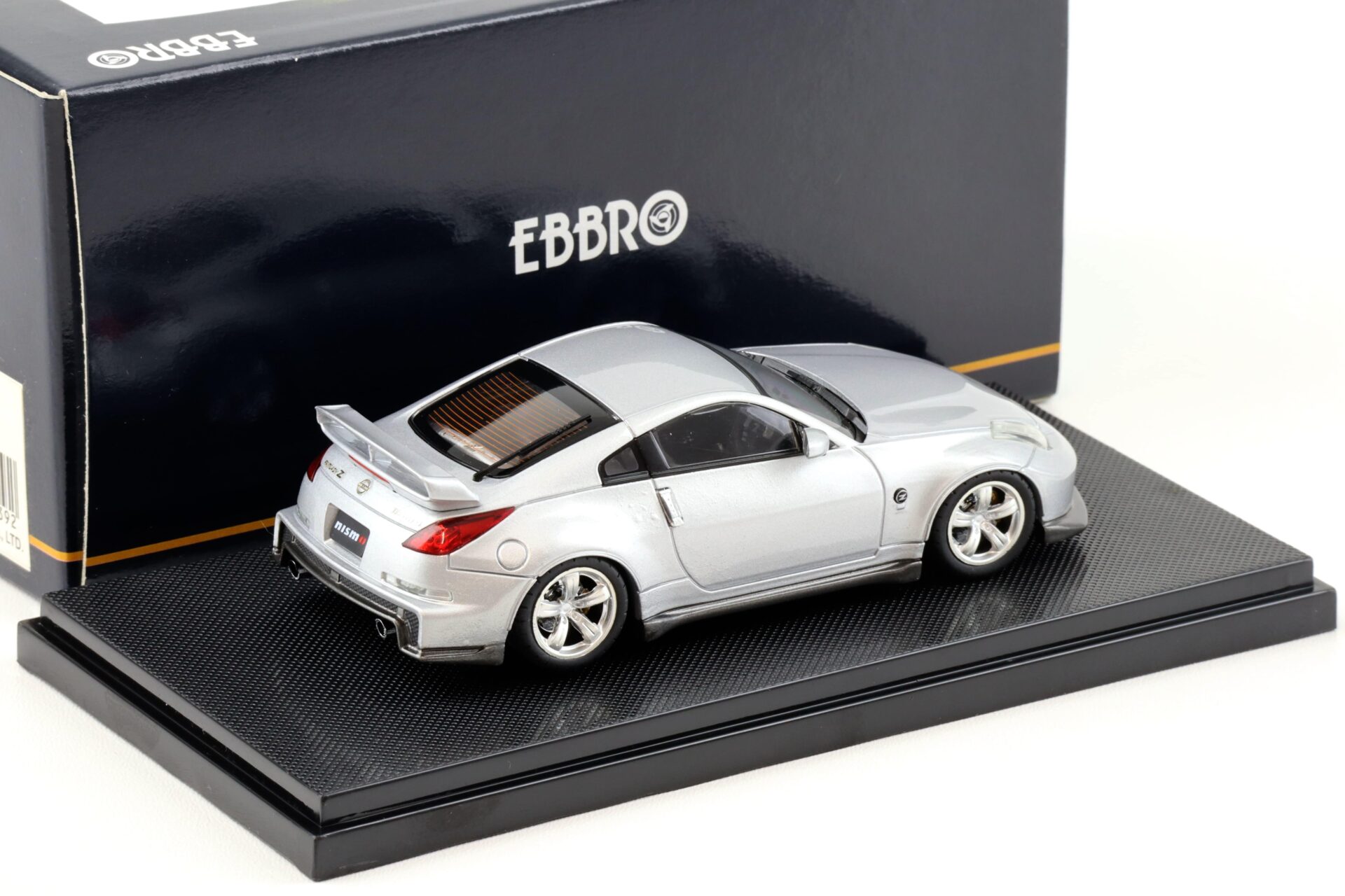 1:43 Ebbro Nissan Fairlady Z Version Nismo 2007 silver metallic