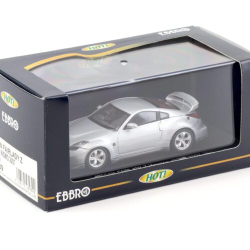 1:43 Ebbro Nissan Fairlady Z Version Nismo 2007 silver metallic