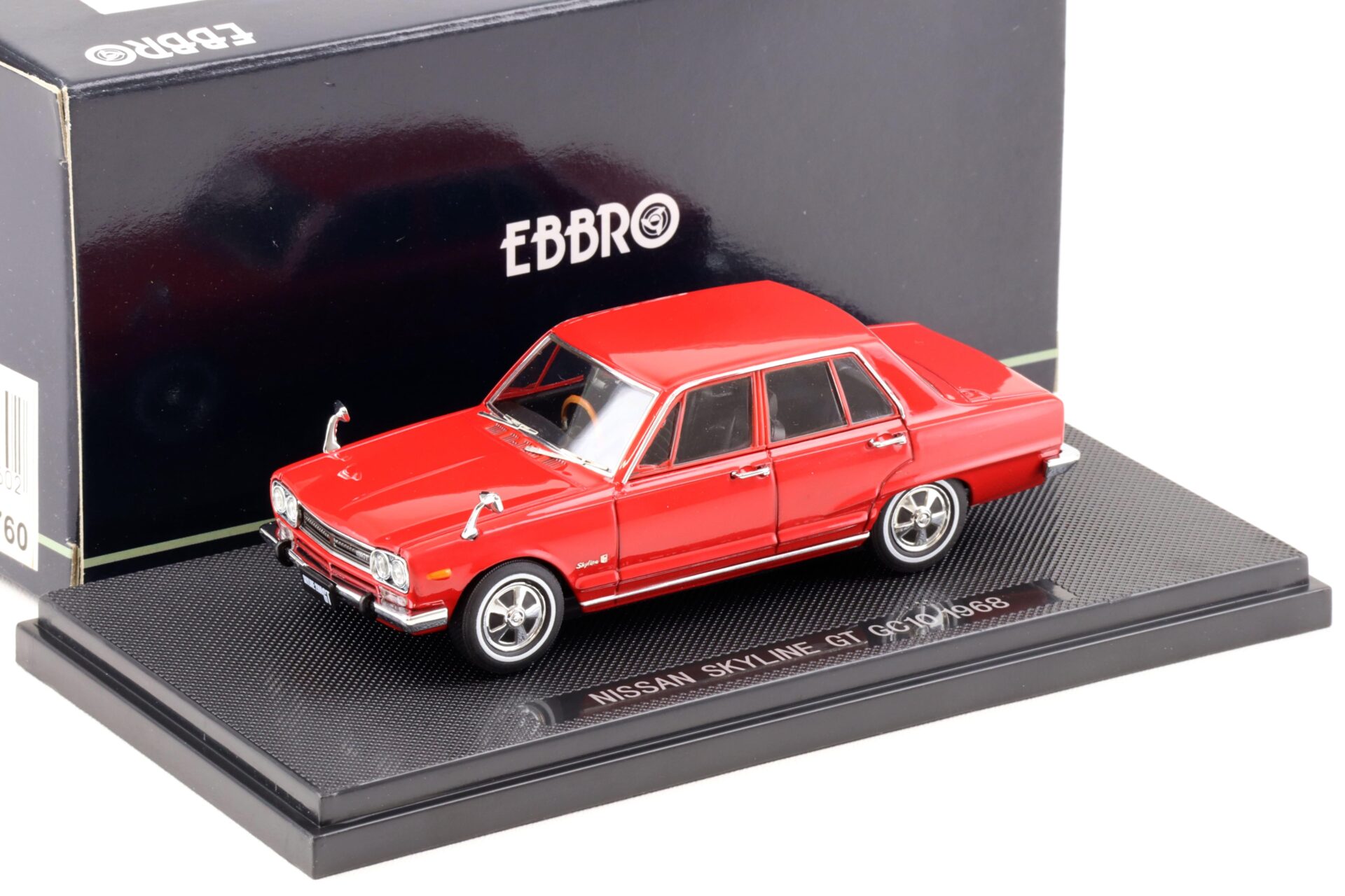1:43 Ebbro Nissan Skyline GT GC10 1968 red