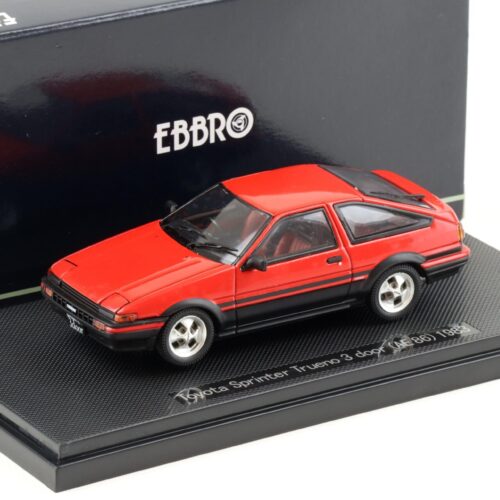 1:43 Ebbro Toyota Sprinter Trueno 3-door (AE86) red 1983