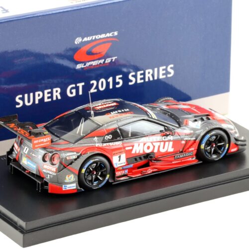 1:43 Ebbro Nissan GT-R Super GT500 Rd.1 Okayama 2015 MOTUL AUTECH #1