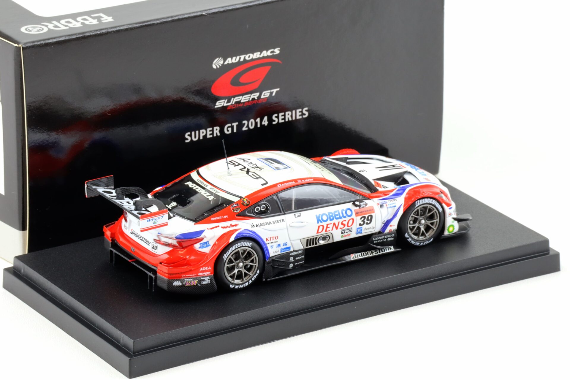 1:43 Ebbro Lexus RC F Super GT500 #39 DENSO KOBELCO SARD 2014 Ishiura/Jarvis