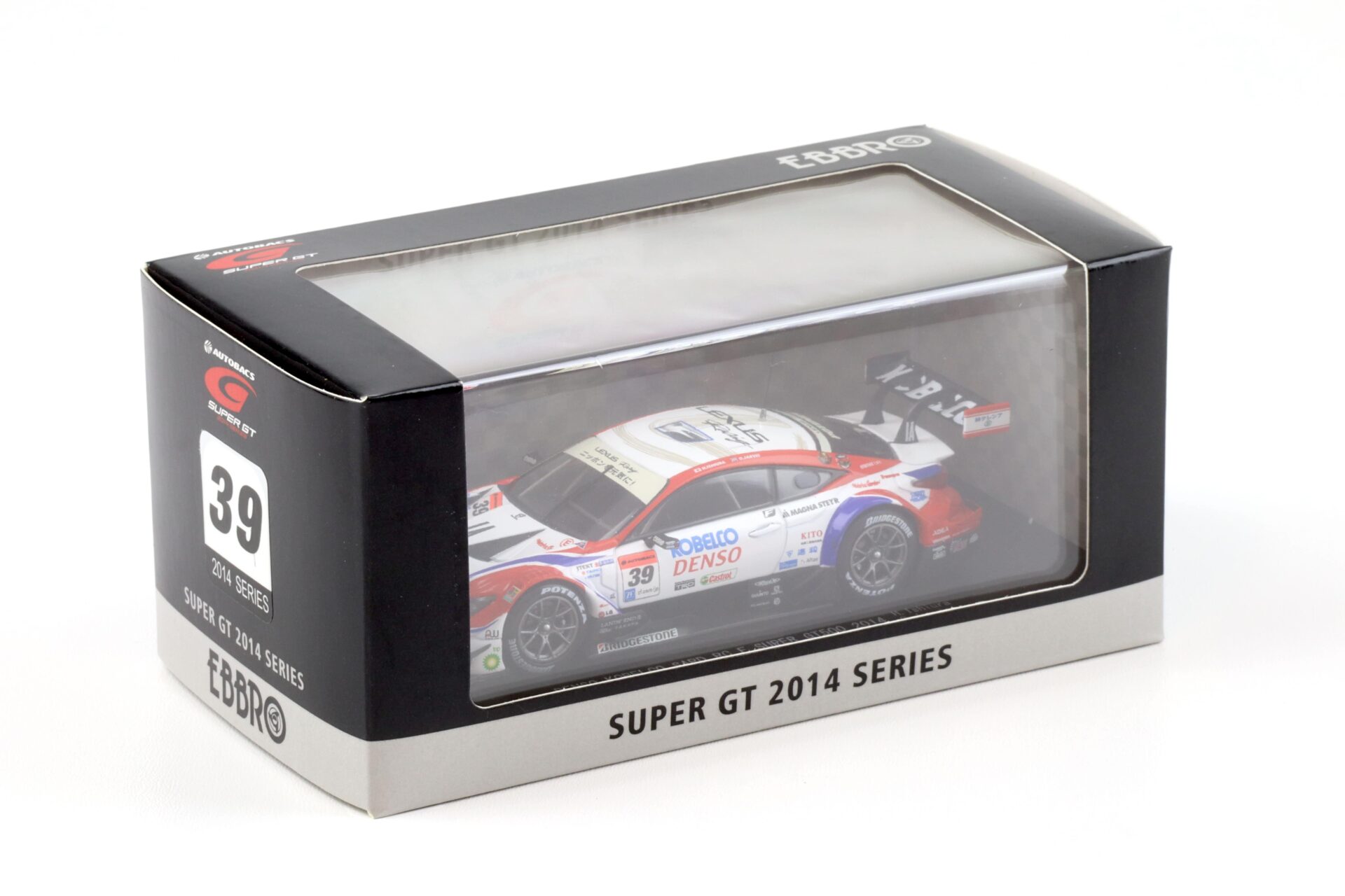 1:43 Ebbro Lexus RC F Super GT500 #39 DENSO KOBELCO SARD 2014 Ishiura/Jarvis