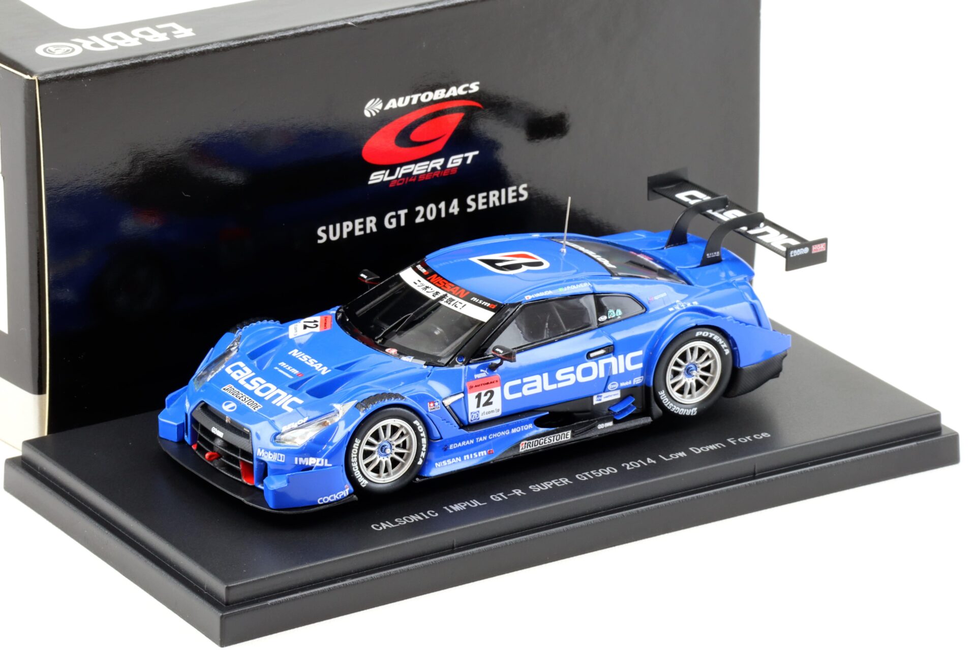 1:43 Ebbro Nissan GT-R Super GT500 Rd.2 Fuji Winner 2014 Calsonic Impul #12