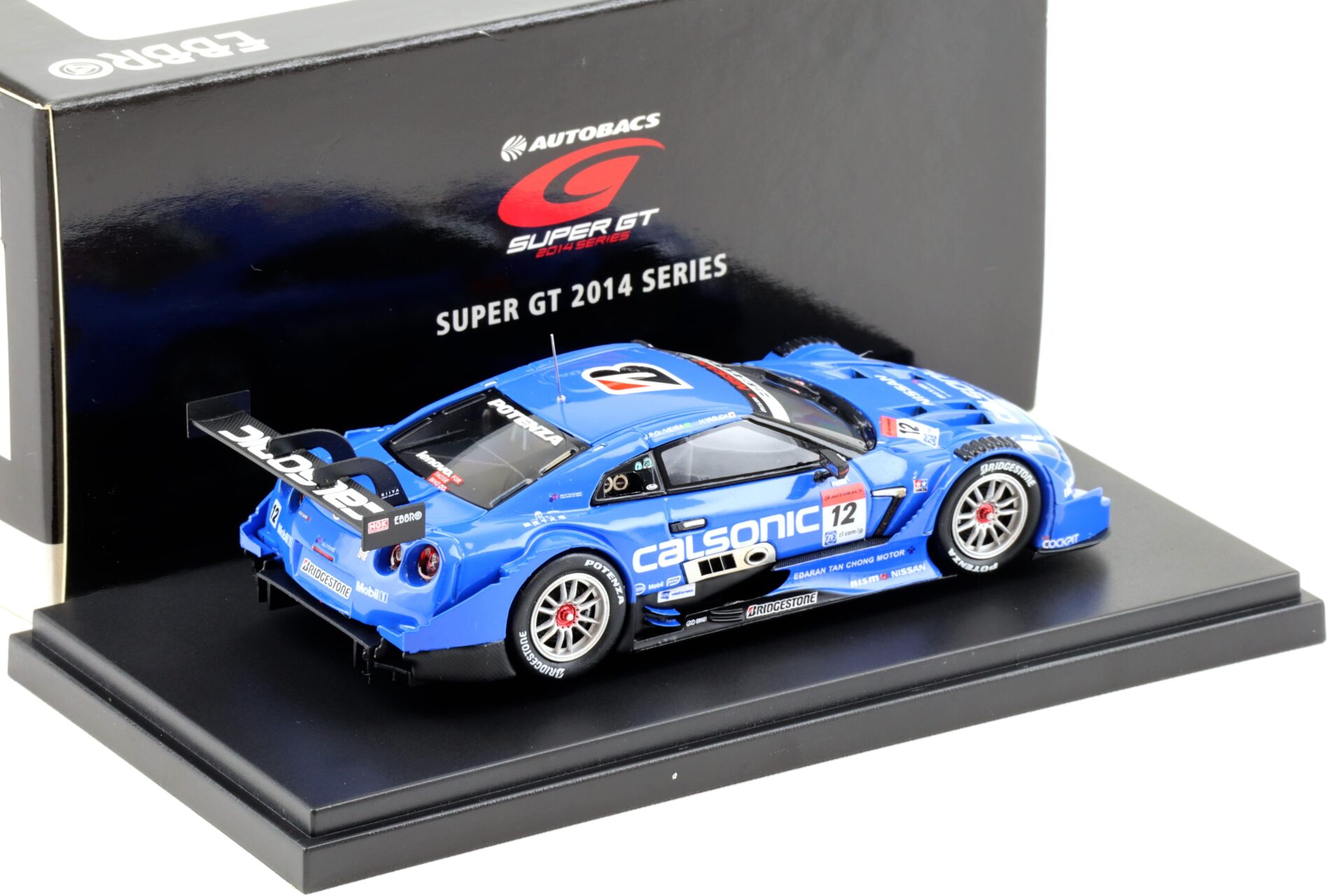 1:43 Ebbro Nissan GT-R Super GT500 Rd.2 Fuji Winner 2014 Calsonic Impul #12