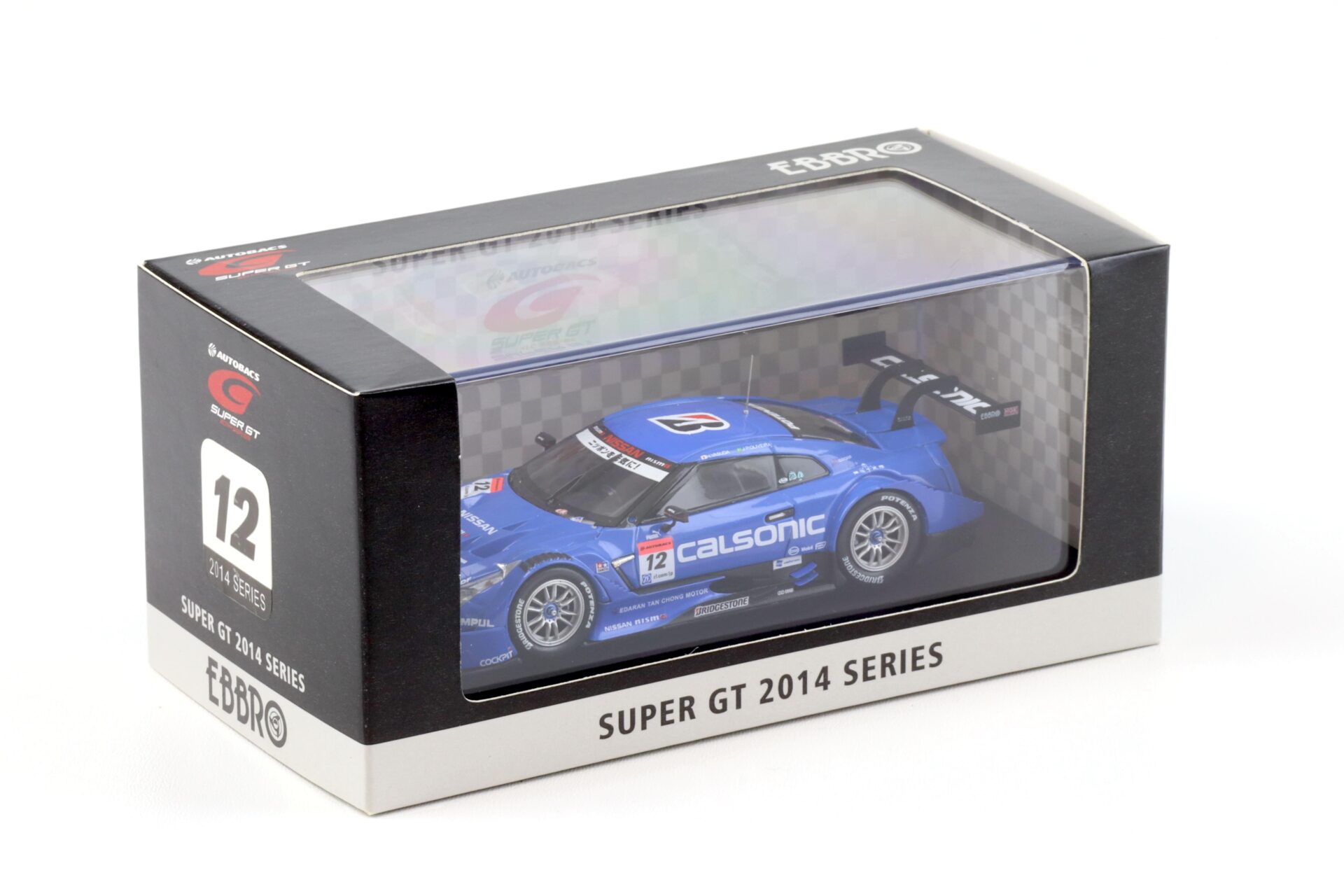 1:43 Ebbro Nissan GT-R Super GT500 Rd.2 Fuji Winner 2014 Calsonic Impul #12