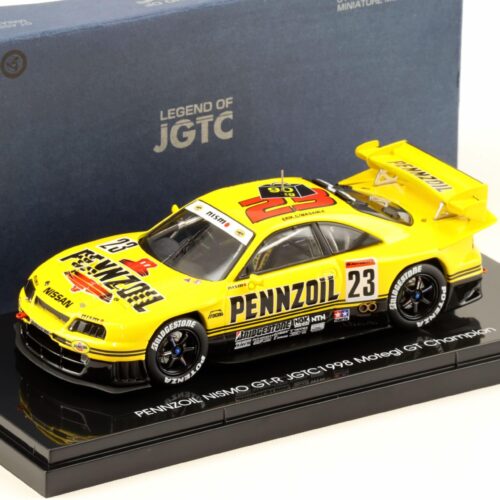 1:43 Ebbro Nissan Skyline R33 PENNZOIL NISMO GT-R JGTC 1998 HDF #23 yellow