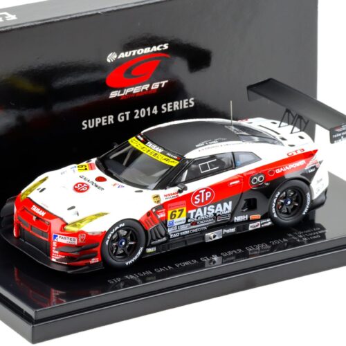1:43 Ebbro Nissan GT-R R35 Super GT300 STP TAISAN GAIA POWER 2014 #67