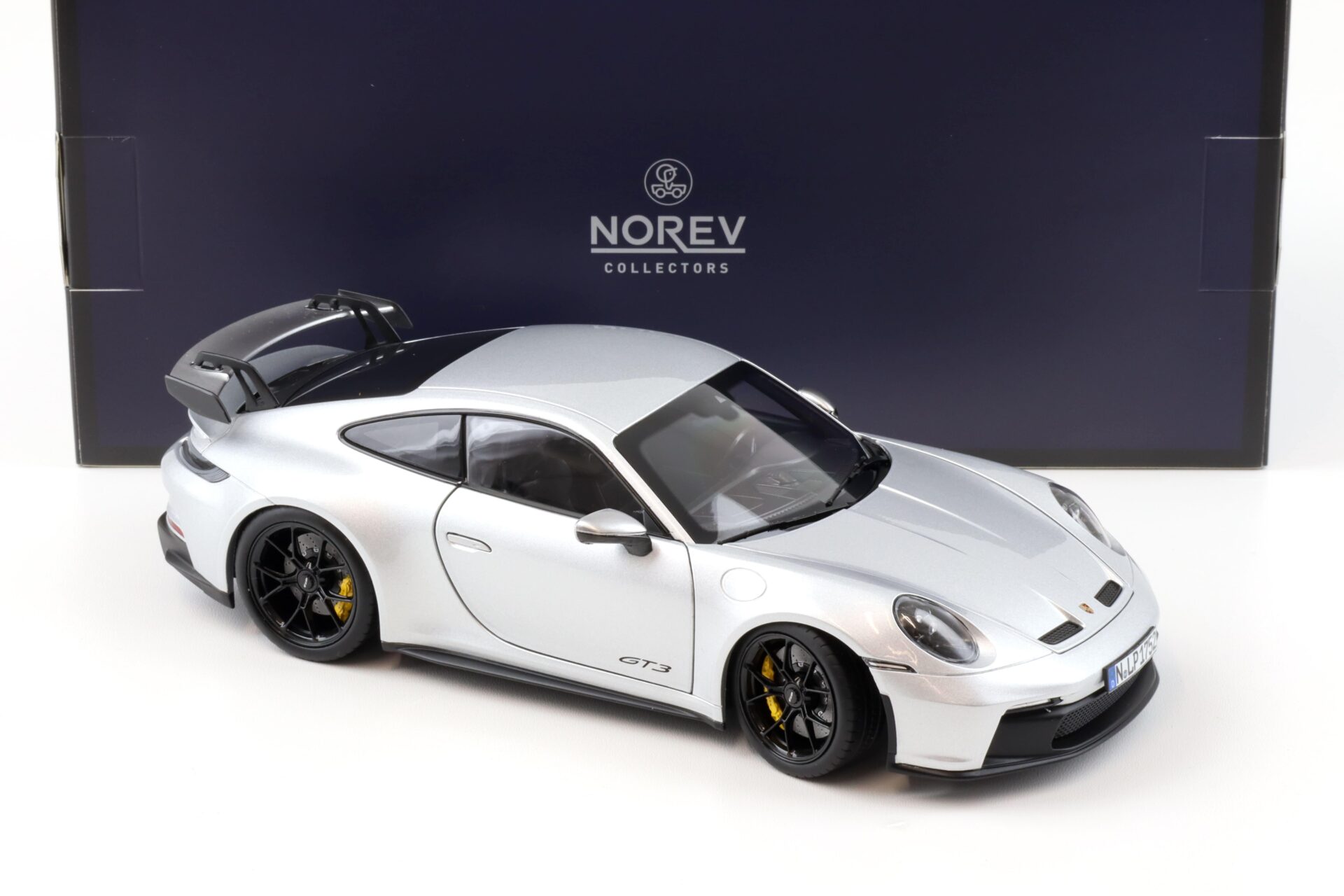 1:18 Norev Porsche 911 (992) GT3 Coupe silver metallic 2021 - Limited 300 pcs.