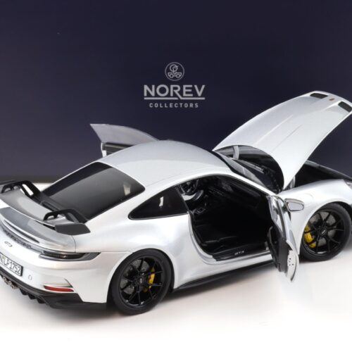 1:18 Norev Porsche 911 (992) GT3 Coupe silver metallic 2021 - Limited 300 pcs.