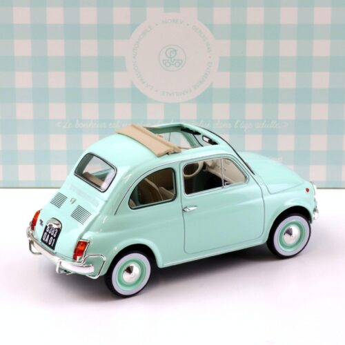 1:18 Norev Fiat 500 L 1968 Pastel blue Special box