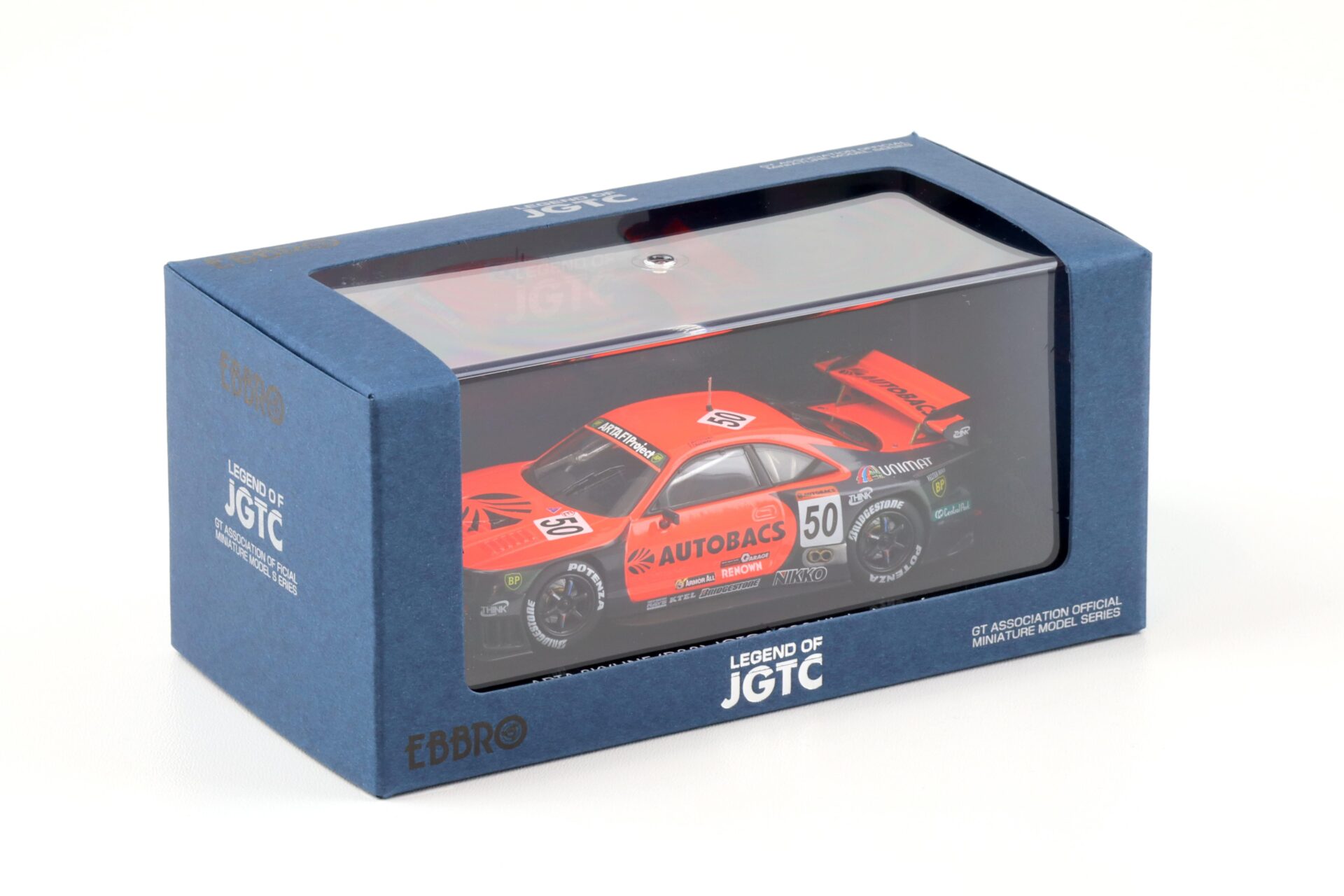 1:43 Ebbro Nissan Skyline R33 ARTA Skyline #50 JGTC 1998 HDF orange/black