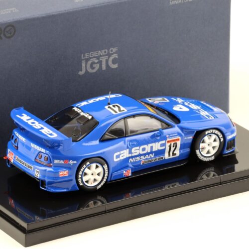 1:43 Ebbro Nissan Skyline R33 Calsonic Skyline #12 JGTC 1998 blue
