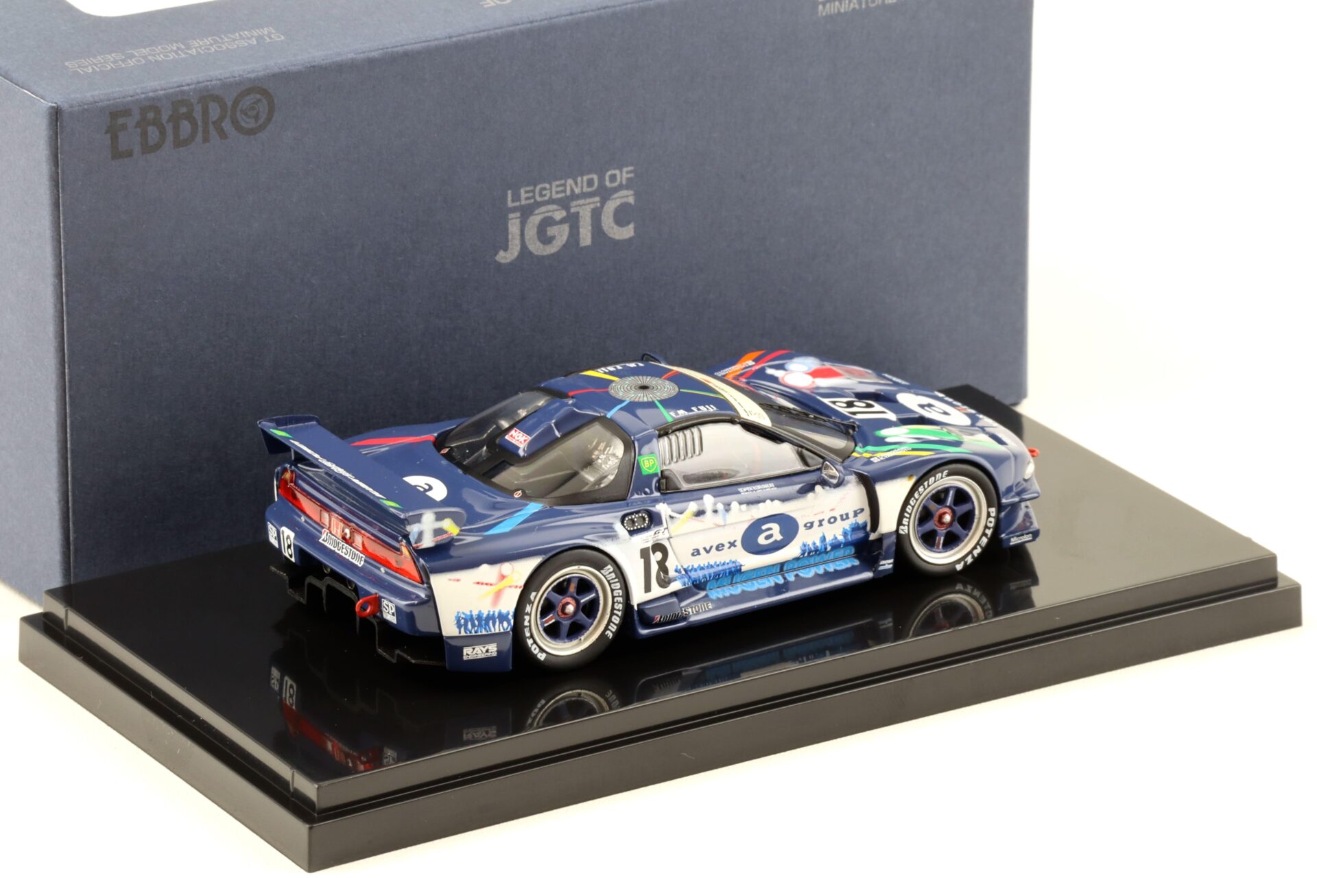 1:43 Ebbro Honda NSX avex DOME MUGEN NSX #18 JGTC 1997 Kurosawa/Yamamoto