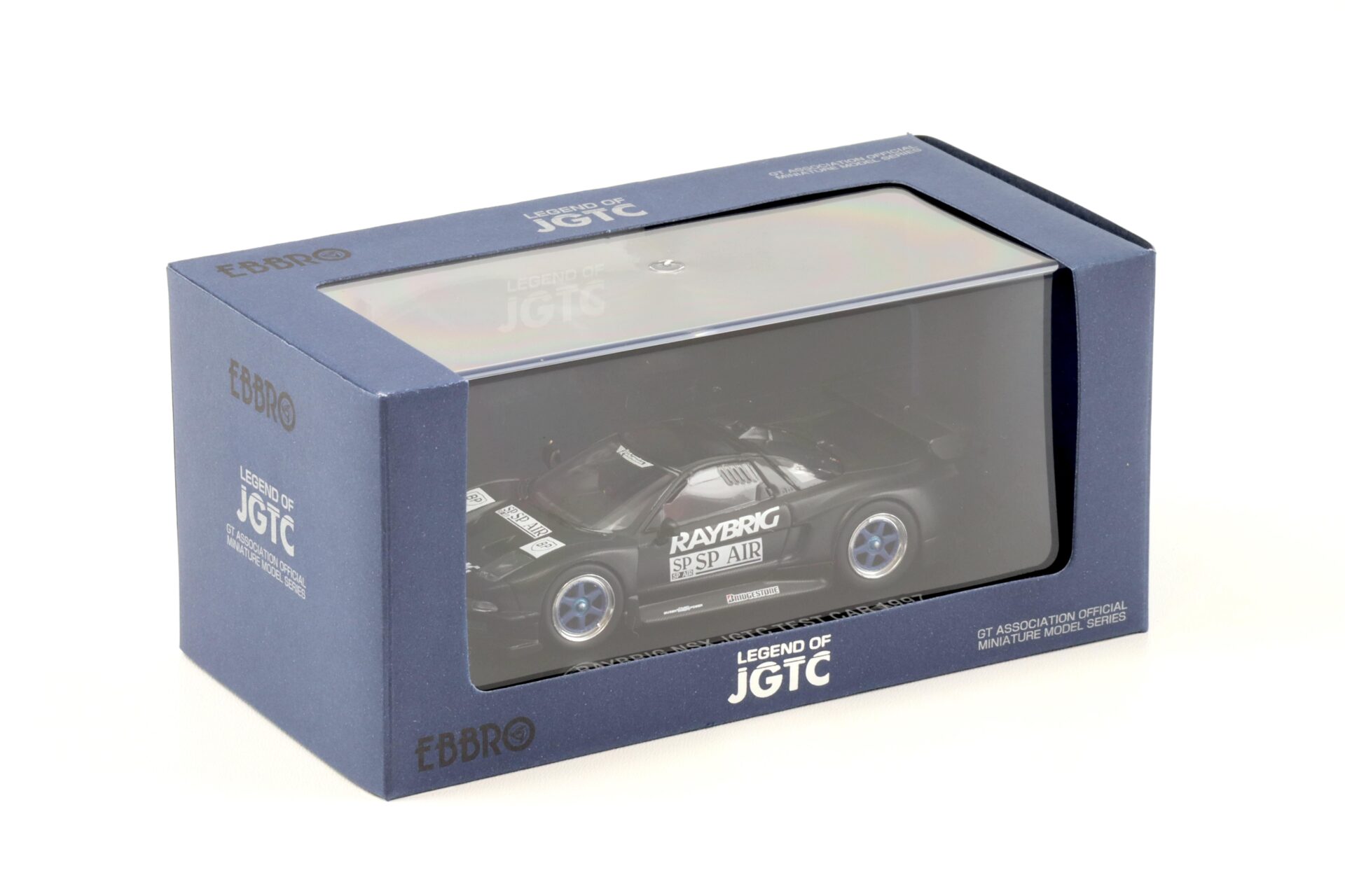 1:43 Ebbro Honda NSX RAYBRIG NSX JGTC 1997 Test Car black