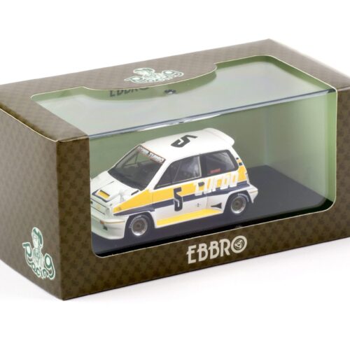 1:43 Ebbro Honda City Turbo R 1982 Suzuka K.Acheson #5 white/ yellow