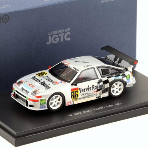 1:43 Ebbro Toyota Trueno BP Apex Kraft Trueno 1999 JGTC #86 silver