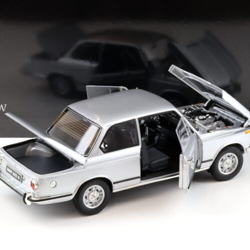 1:18 Kyosho BMW 2002 Tii 1972 silver 08543S