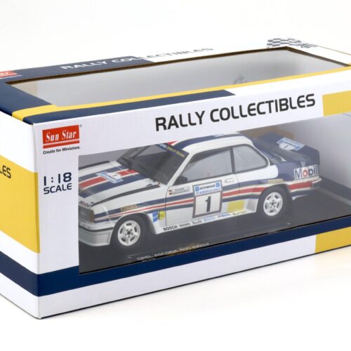 1:18 Sun Star Opel Ascona 400 Rally 2nd Rothmans Acropolis 1982 World Champ Röhrl/ Geistdörfer