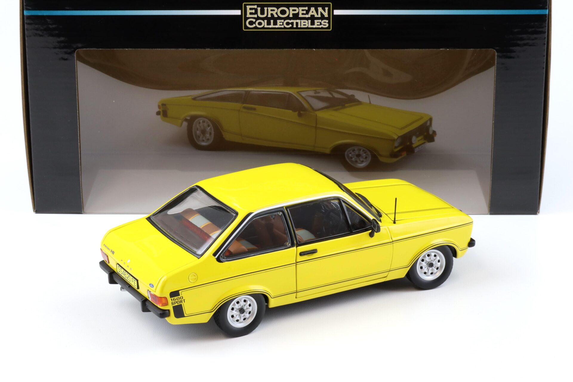 1:18 Sun Star Ford Escort MKII Sport 1975 Signal yellow
