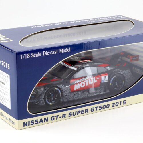 1:18 Ebbro Nissan GT-R Super GT500 2015 Okayama Test #1 MOTUL AUTECH