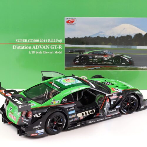 1:18 Ebbro Nissan GT-R Super GT500 2014 Rd.2 Fuji D´station ADVAN #24