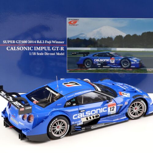 1:18 Ebbro Nissan GT-R Super GT500 2014 Rd.2 Fuji Winner CALSONIC IMPUL #12