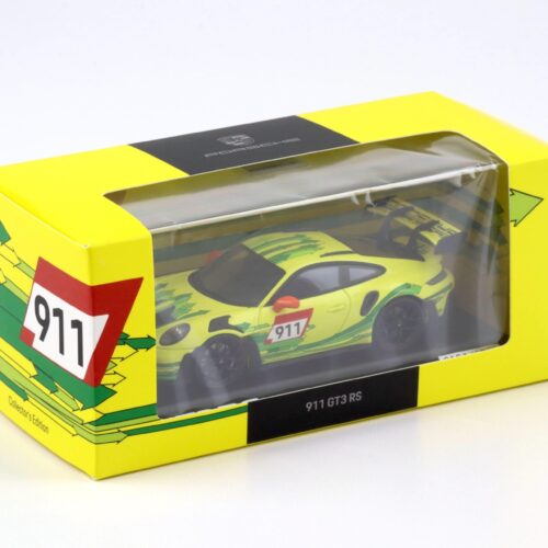 1:43 Spark Porsche 911 992 GT3 RS Coupe Grello yellow/ green WAP DEALER