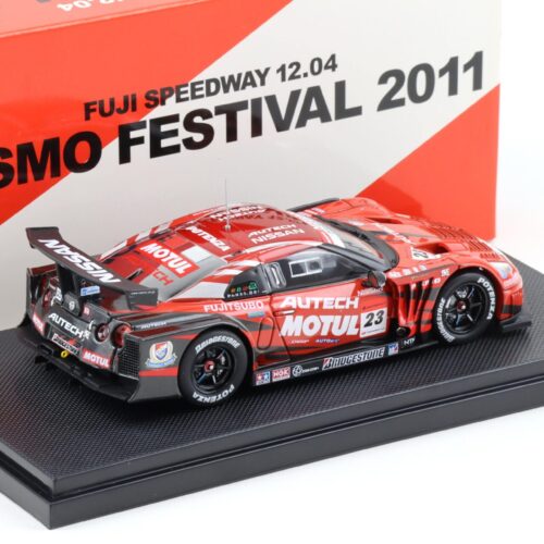 1:43 Ebbro Nissan GT-R Super GT500 Rd.7 Autopolis Winner 2011 MOTUL AUTECH Nismo Festival
