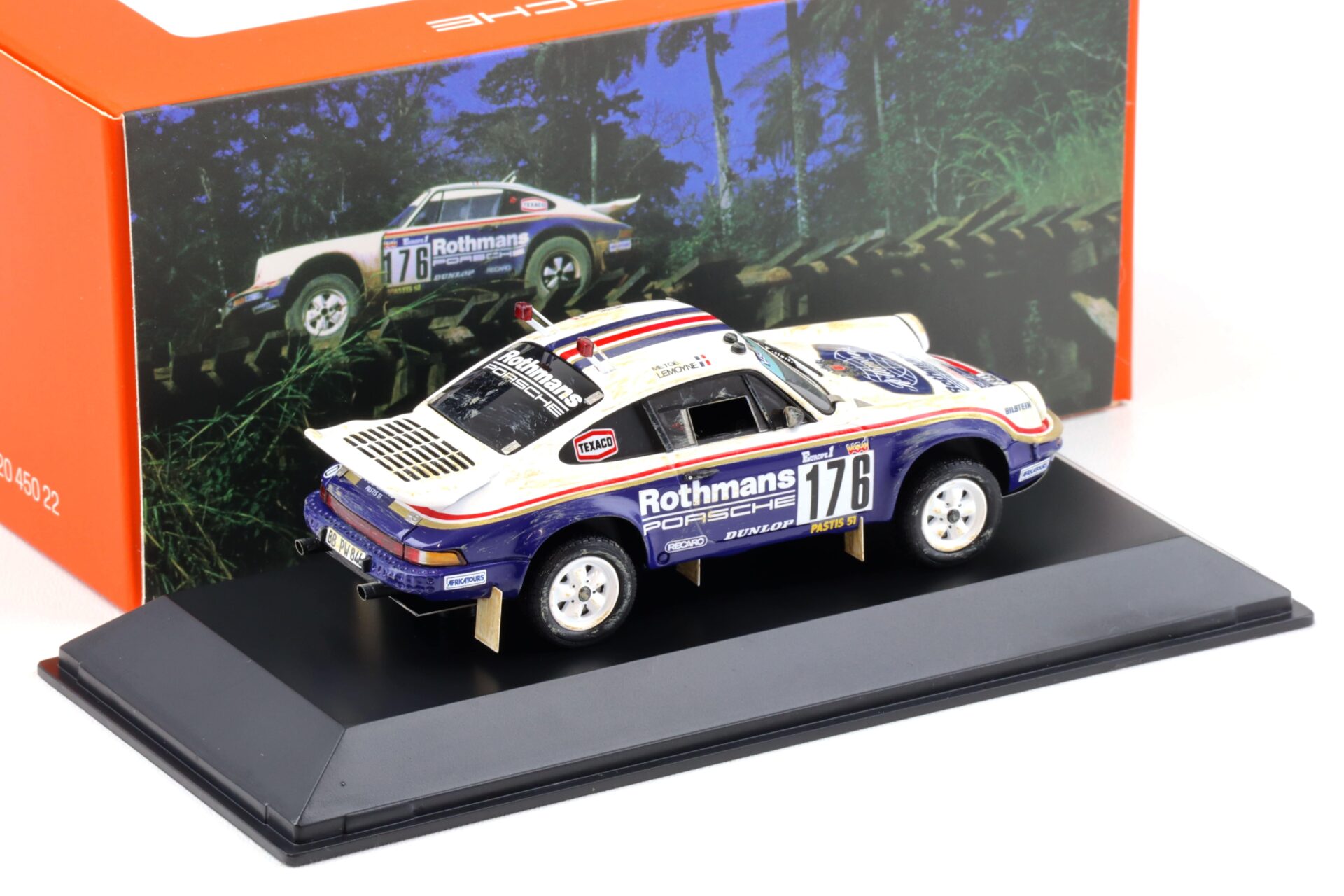 1:43 Spark Porsche 953 Winner Paris Dakar 1984 Rothmans #176 MAP Porsche Museum