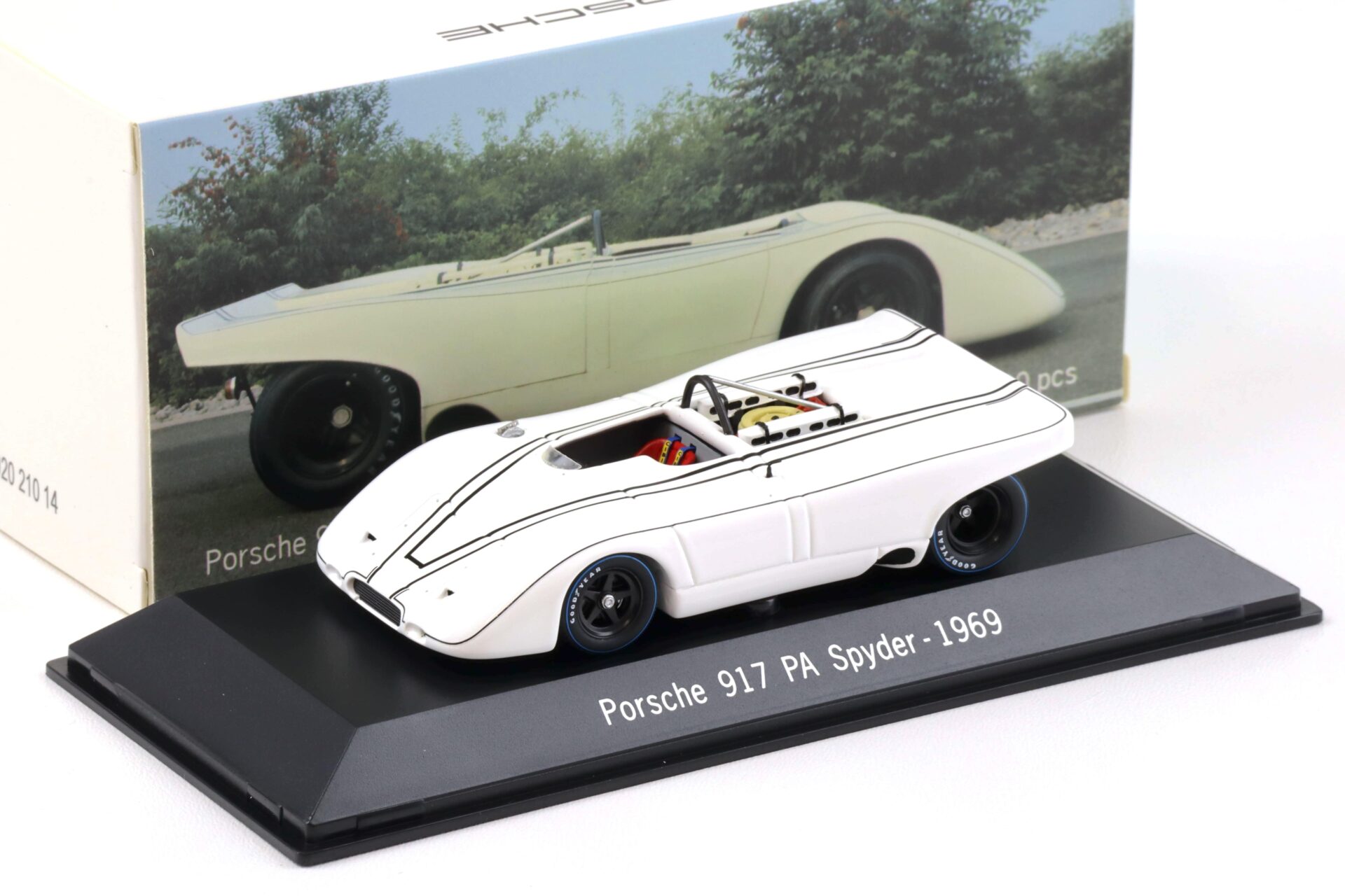 1:43 Spark Porsche 917 PA Spyder 1969 Test MDM Oktober white MAP Porsche Museum