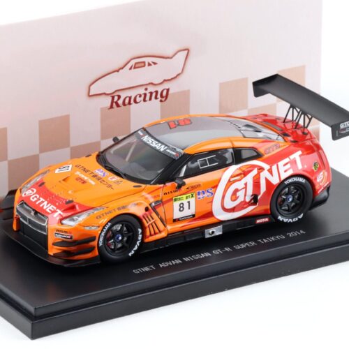 1:43 Ebbro Nissan GT-R SUPER TAIKYU 2014 #81 GTNET ADVAN orange
