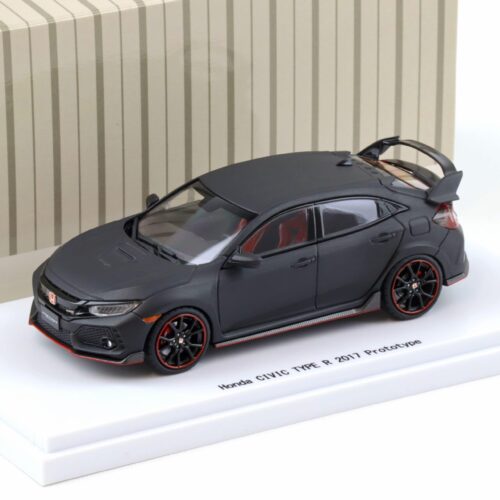 1:43 Ebbro SHOP EXCLUSIVE Honda Civic Type R 2017 Prototype matt black