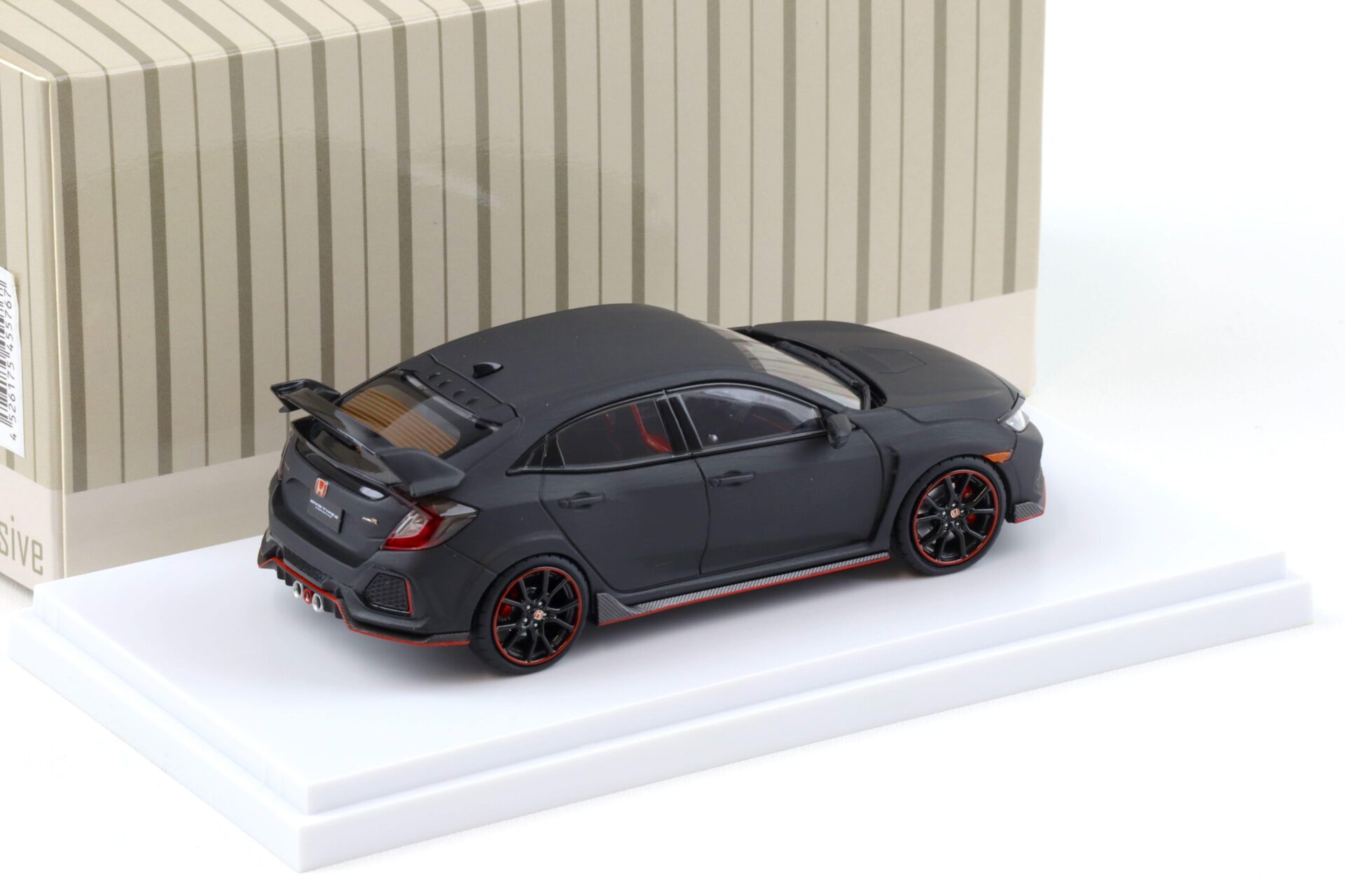 1:43 Ebbro SHOP EXCLUSIVE Honda Civic Type R 2017 Prototype matt black