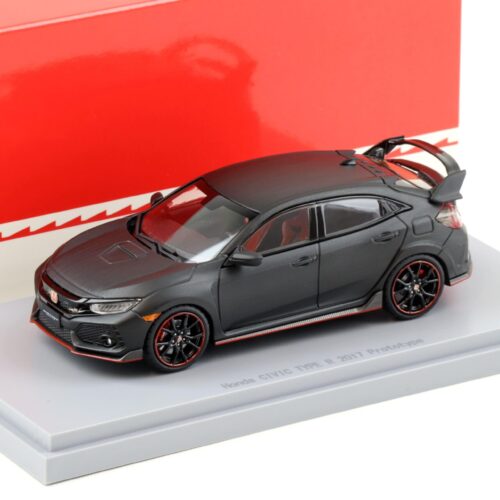 1:43 Ebbro Honda Civic Type R 2017 Prototype matt black