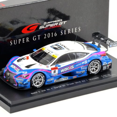 1:43 Ebbro Lexus RC F Super GT500 Rd.1 Okayama 2016 WAKOÂ´s 4CR #6 Oshima/ Caldarelli