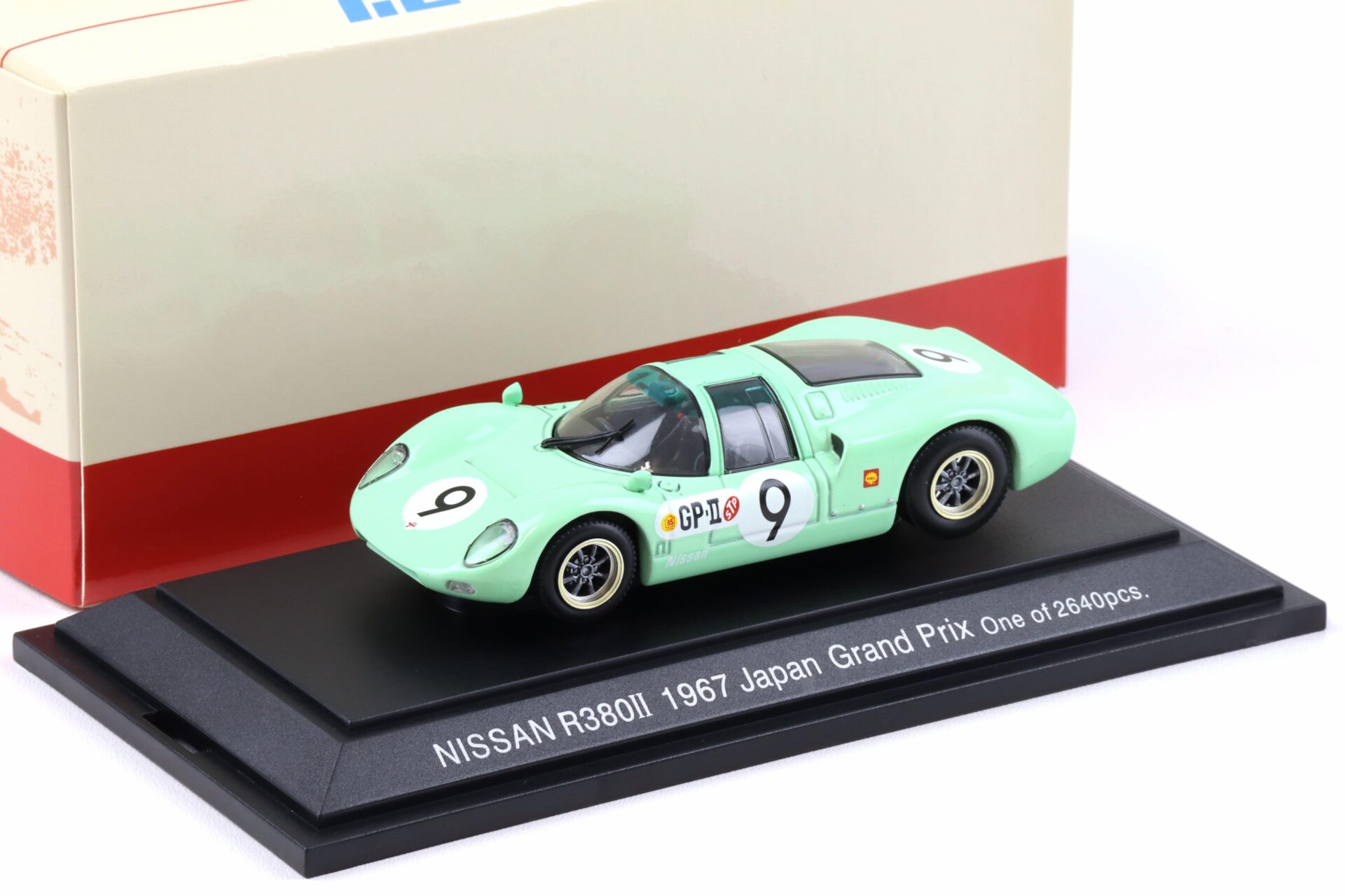 1:43 Ebbro Nissan R380 II Japan GP 1967 #9 green