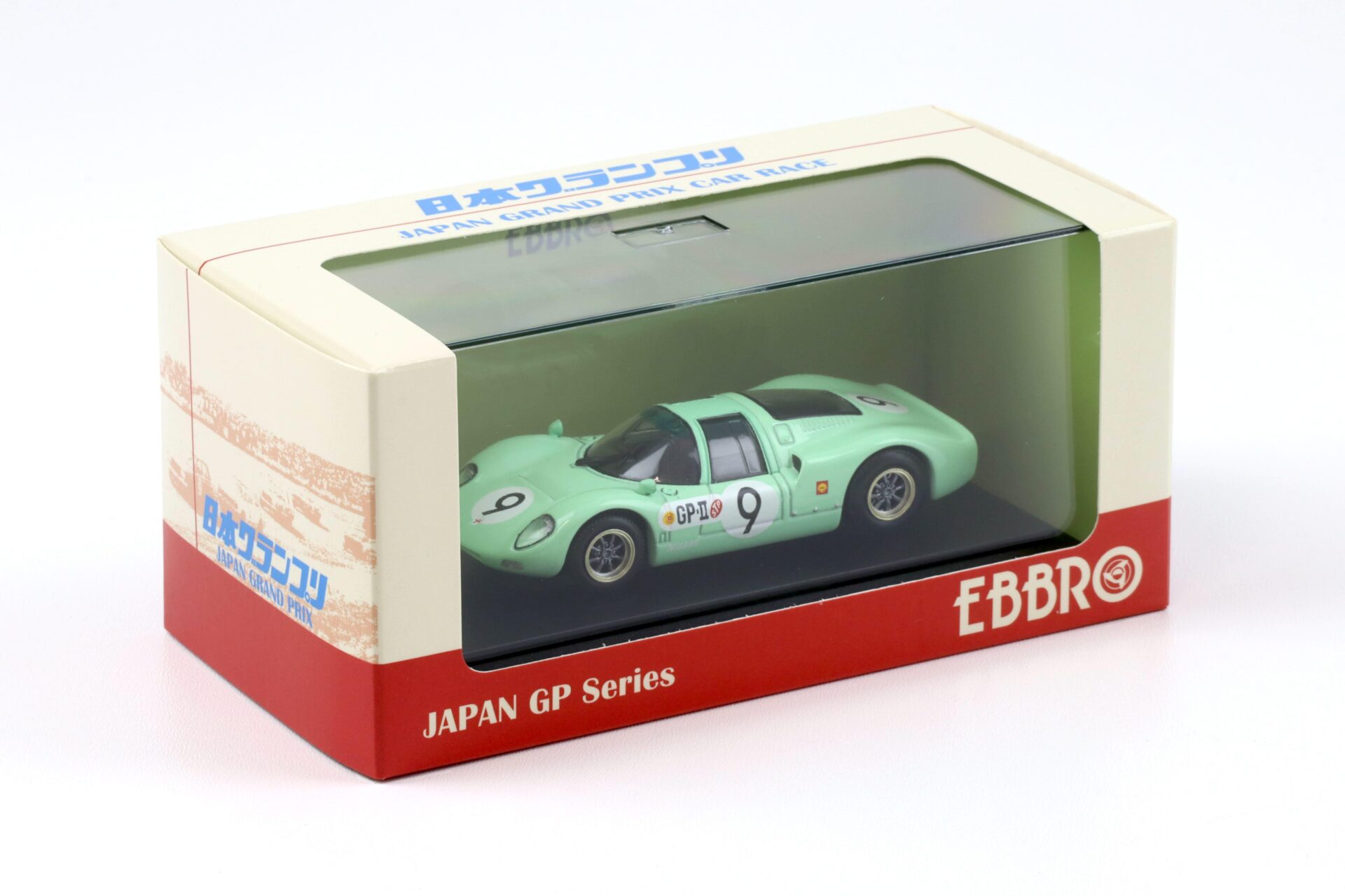 1:43 Ebbro Nissan R380 II Japan GP 1967 #9 green