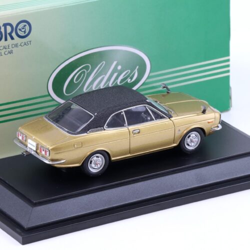 1:43 Ebbro Honda Coupe 9S 1970 Air Cooled gold metallic/ black vinyl roof