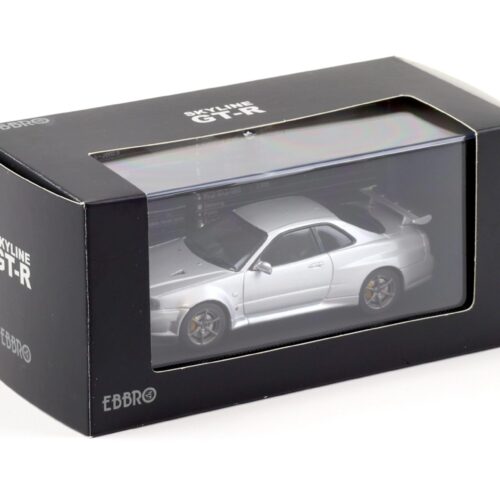 1:43 Ebbro Nissan Skyline GT-R (R34) Vspec II silver
