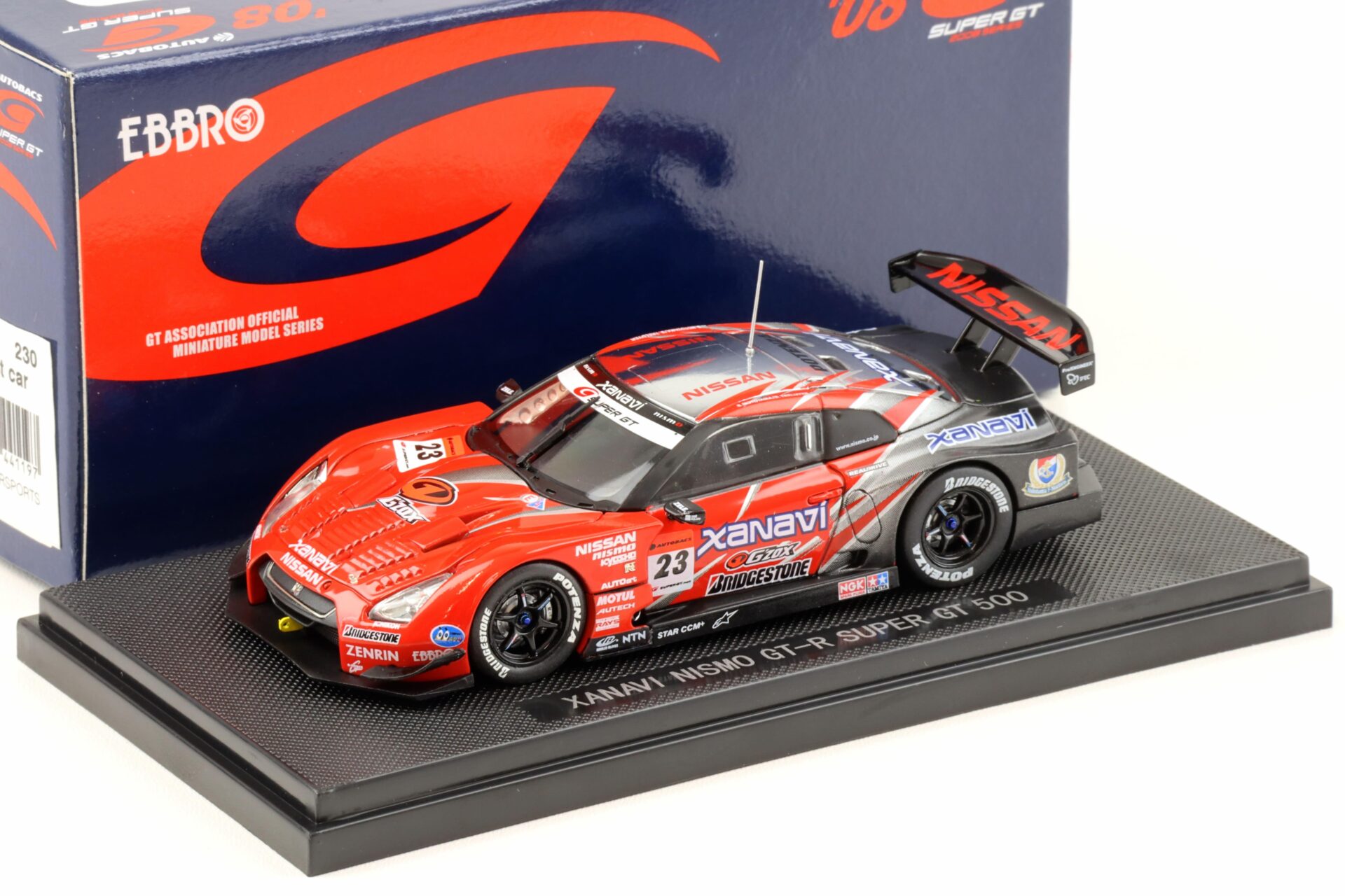 ID 94129 orig.jpg 1:43 Ebbro Nissan GT-R Super GT500 XANAVI NISMO 2008 #23 Motoyama