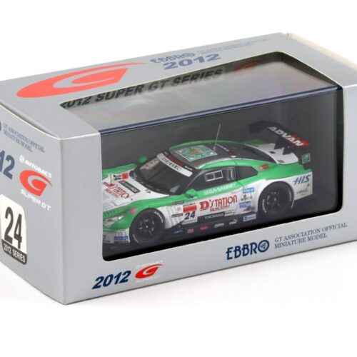 1:43 Ebbro Nissan GT-R Super GT500 D´Station ADVAN GT-R 2012 #24 Yasuda/ Wirdheim