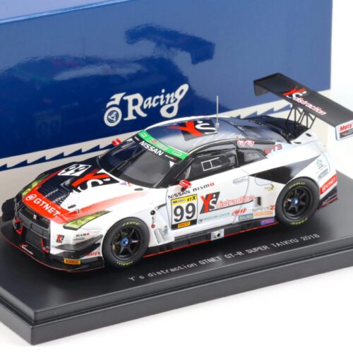 1:43 Ebbro Nissan GT-R R35 Super Taikyu 2018 #99 YÂ´s distraction GTNET GT-R