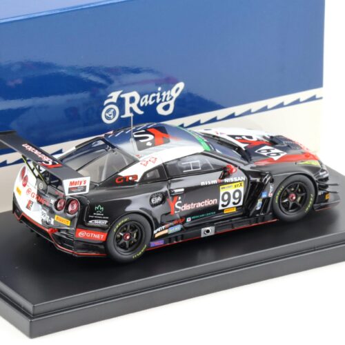 1:43 Ebbro Nissan GT-R R35 Super Taikyu 2018 #99 YÂ´s distraction GTNET GT-R