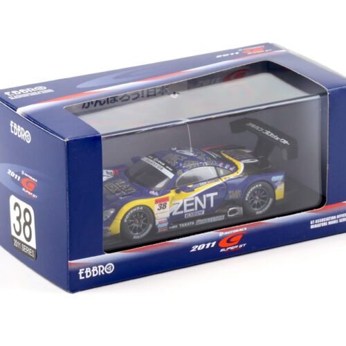 1:43 Ebbro Lexus SC430 Super GT500 ZENT CERUMO SC430 2011 #38 Tachikawa