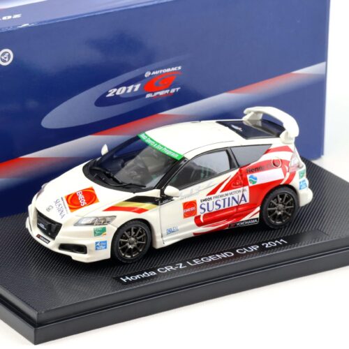 1:43 Ebbro Honda CR-Z Legend Cup SET A 2011 white