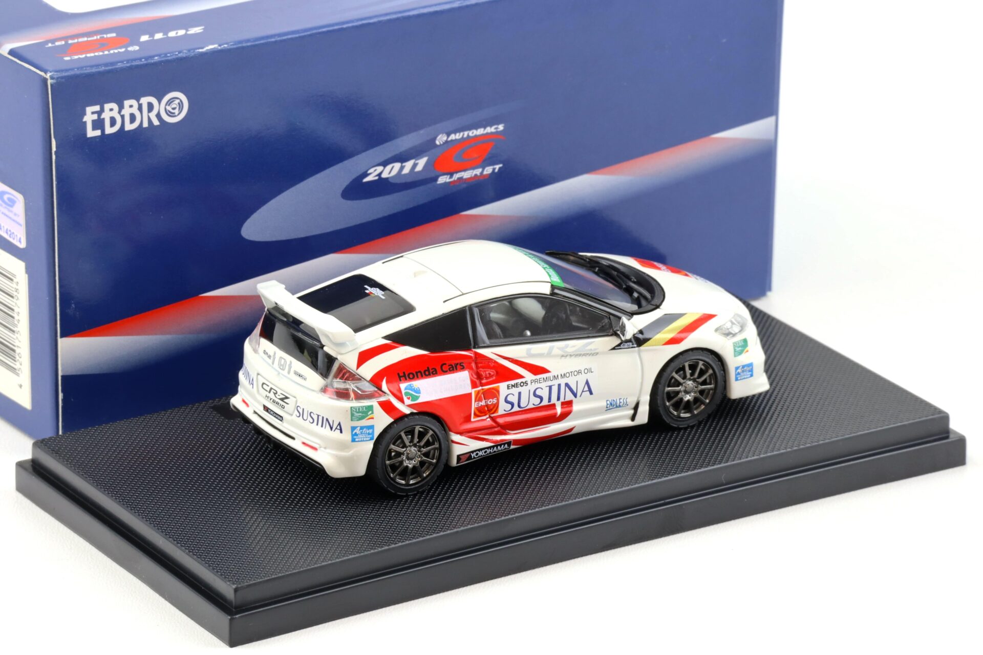 1:43 Ebbro Honda CR-Z Legend Cup SET A 2011 white