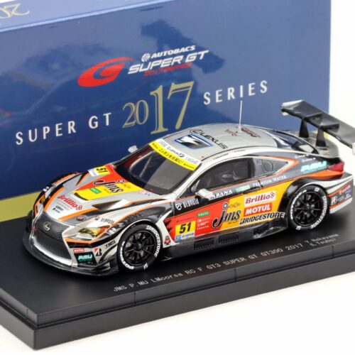1:43 Ebbro Lexus RC F Super GT300 JMS P.MU LMcorsa RC F GT3 2017 #51 Nakayama