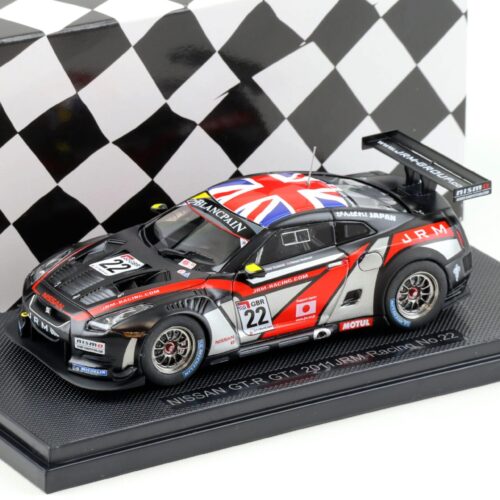 1:43 Ebbro Nissan GT-R GT1 2011 JRM Racing #22 Dumbreck/ Westbrook