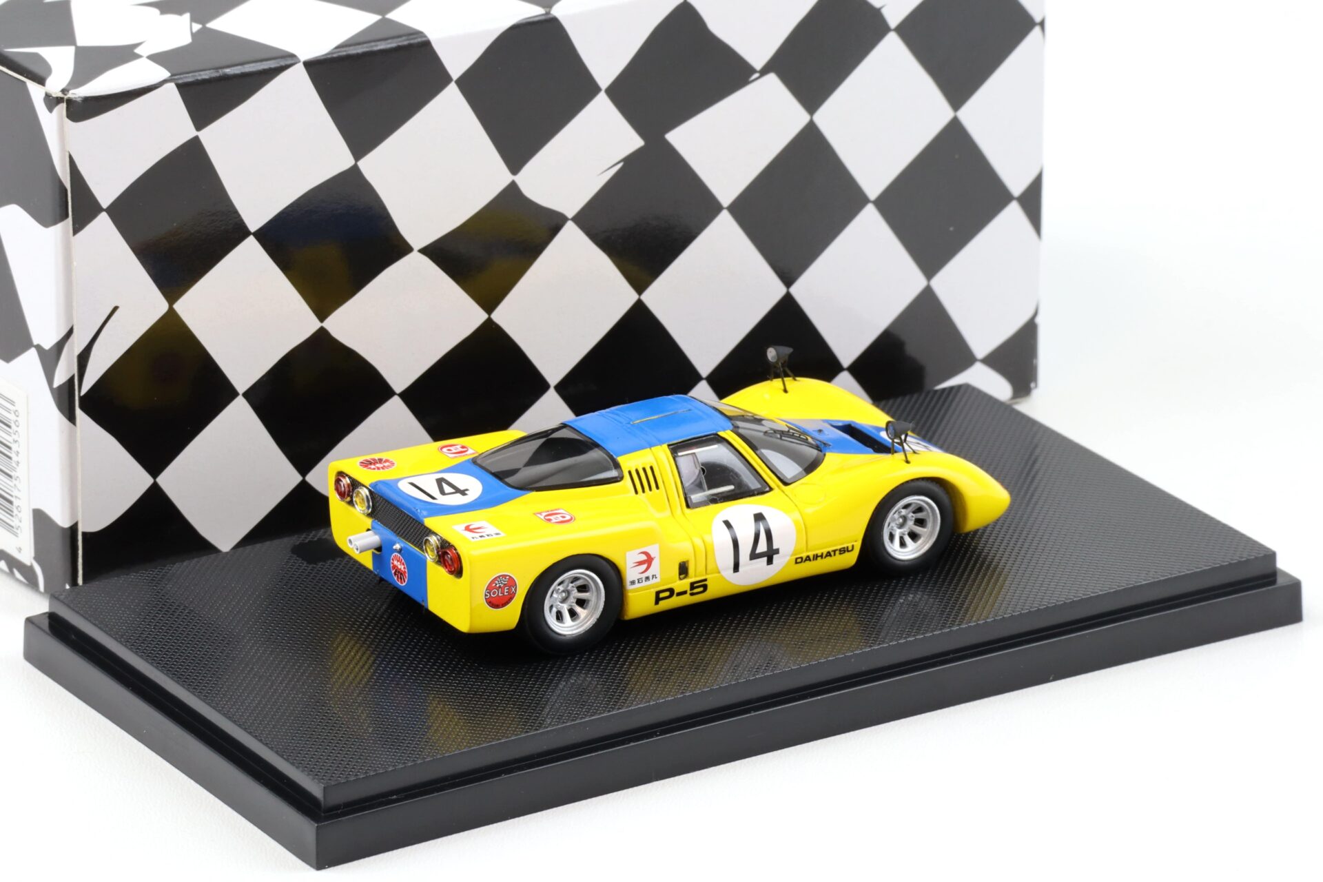 1:43 Ebbro Daihatsu P-5 Japan GP 1968 #14 yellow/ blue